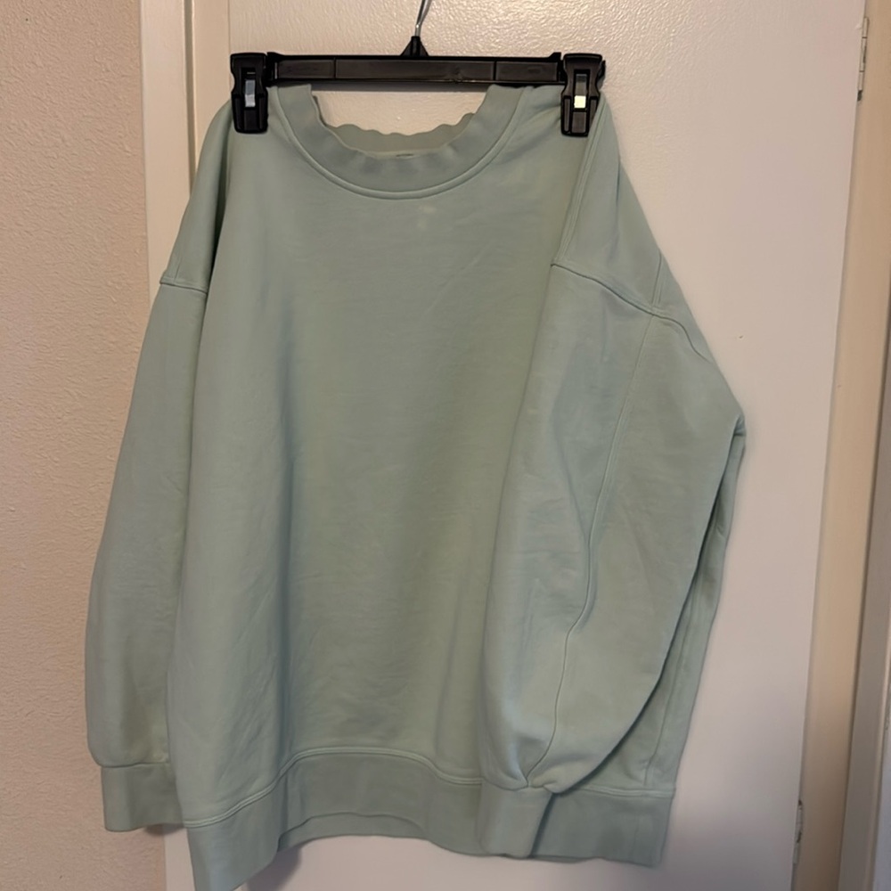 Mint lululemon sweatshirt